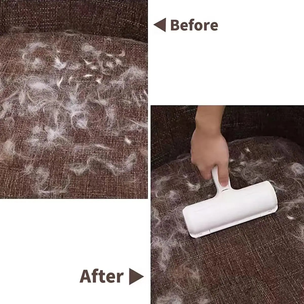 Pet Hair Remover Roller - Self-Cleaning Fur Removal Tool for Dogs and Cats - Efficient Solution for Furniture Care